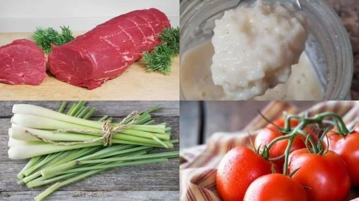 Những nguyên liệu không thể thiếu trong món ăn này