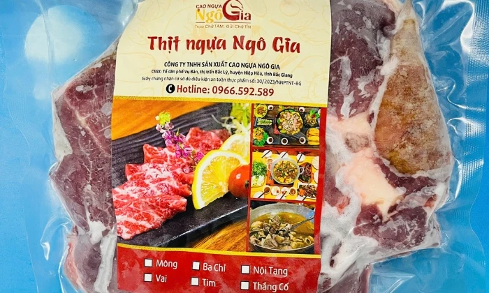 Thịt ngựa là một trong những nguyên liệu giúp món ăn thêm đậm vị